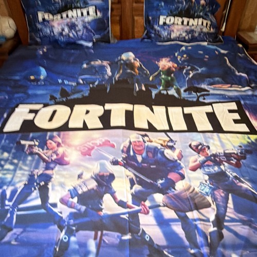 Fortnite multicolor bedding - fortnite,