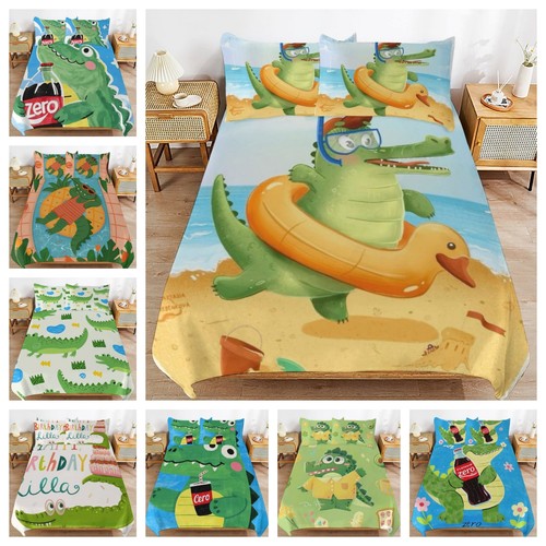 Cute little green crocodile - cute,