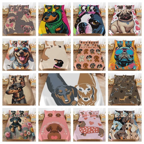 Kids cute dog single - 3d, double