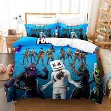 Kids 3D Game Quilt Duvet Cover